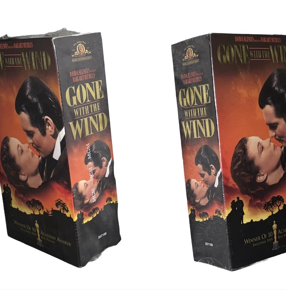 Gone With The Wind VHS Sealed 2 Tape Set With Watermarks - Image 4 of 4
