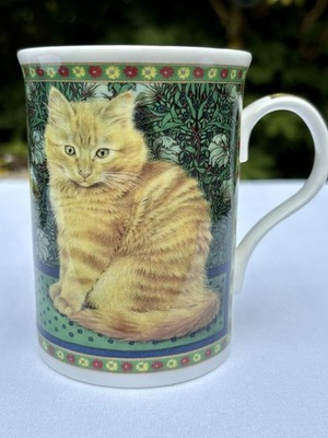 Ivory Cats, 1998 Lesley Anne Ivory Fine Bone China Mug By Crown Trent,England