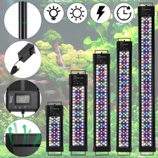 hygger 12 24 30 36 48" Aquarium LED Light Extensible Full Spectrum Waterproof