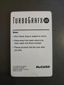 Shockman TurboGrafx-16 TG-16 HuCard 1992 NCS Turbo Grafx 16 Card Only