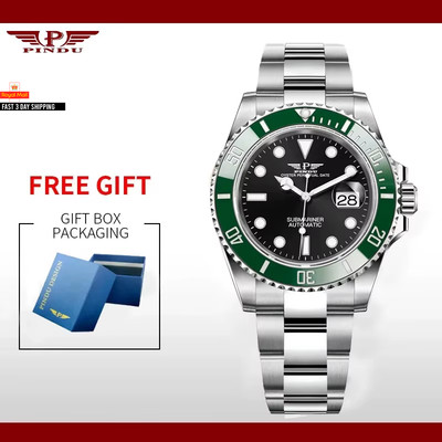 Reloj Hombre PINDU DESIGN Water Ghost Herren Mechanische Armbanduhr 40MM Luxus Cera