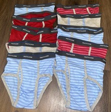 Fruit Of The Loom Boys Briefs Size Youth L 10 Pack Multicolored
