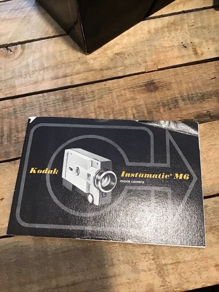 Vintage Kodak Instamatic M6 Super 8 Movie Camera