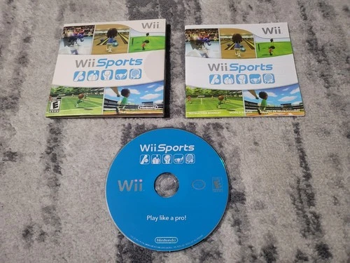 New ListingWii Sports (Nintendo Wii), Authentic, Booklet, Manual included, Complete CIB
