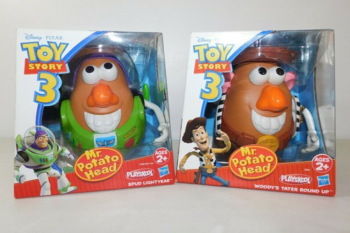 2009 Hasbro Playskool Disney Toy Story BUZZ SPUD LIGHTYEAR +WOODY Mr Potato Head