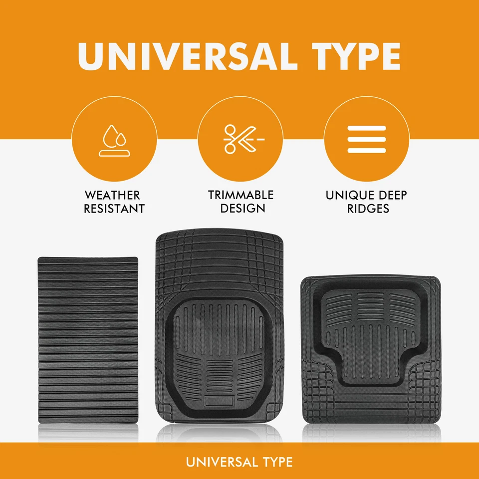 Juego de 5 alfombrillas delanteras traseras impermeables para Hyundai Veloster Foto 4 de 4