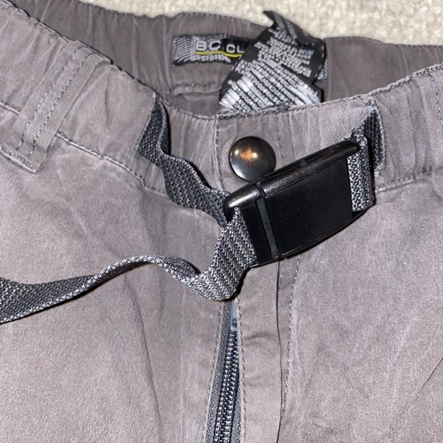 BC Clothing Interchangable Cargo Short / Pant Grey Men Size S X 30 - Picture 6 of 9