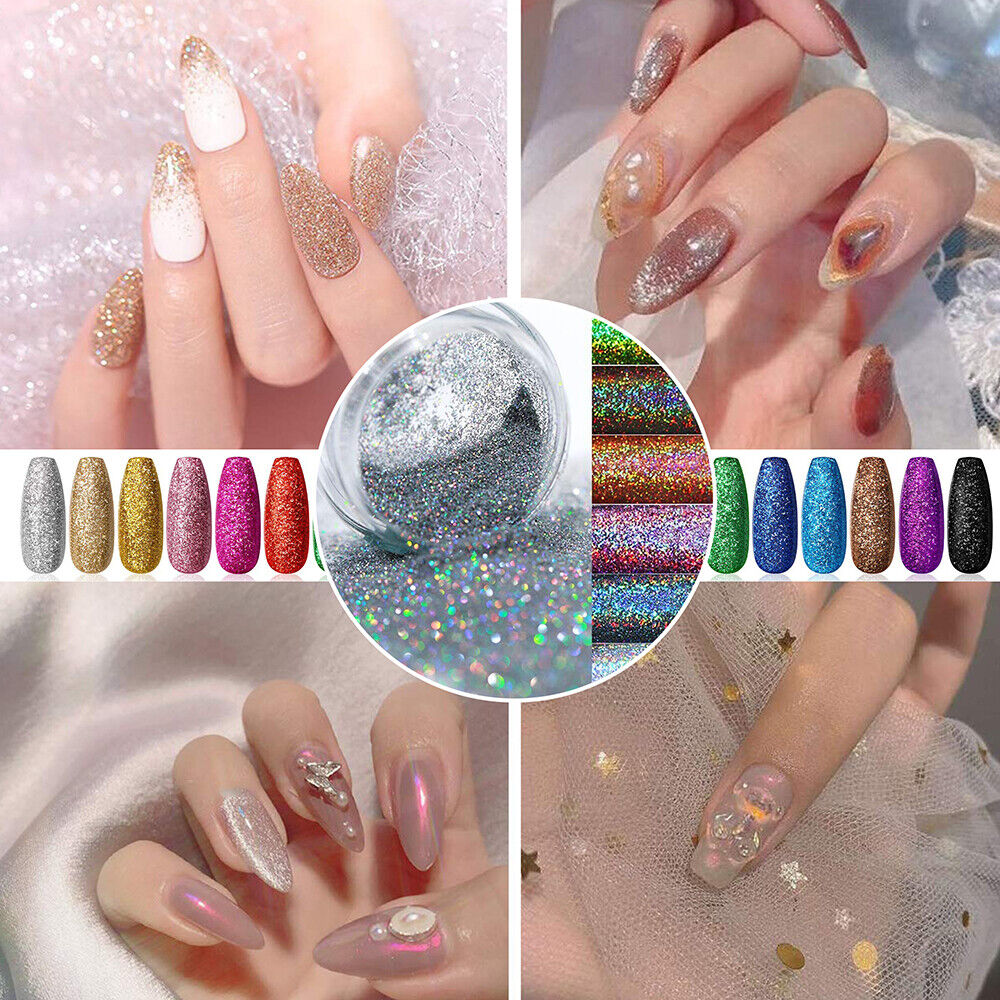 Acrylic Nail Kit Acrylic Powder Glitter Nail Art Manicure Tool Tips ...