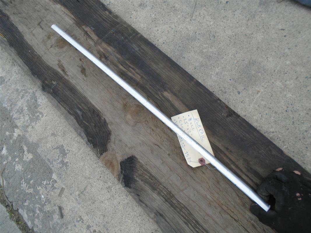 25" Aluminum Rub Rail, Gunnel Molding, fit Many Boat Models, No Insert