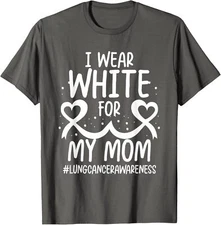 Wear White For Lung Cancer Awareness November Unisex T-Shirt