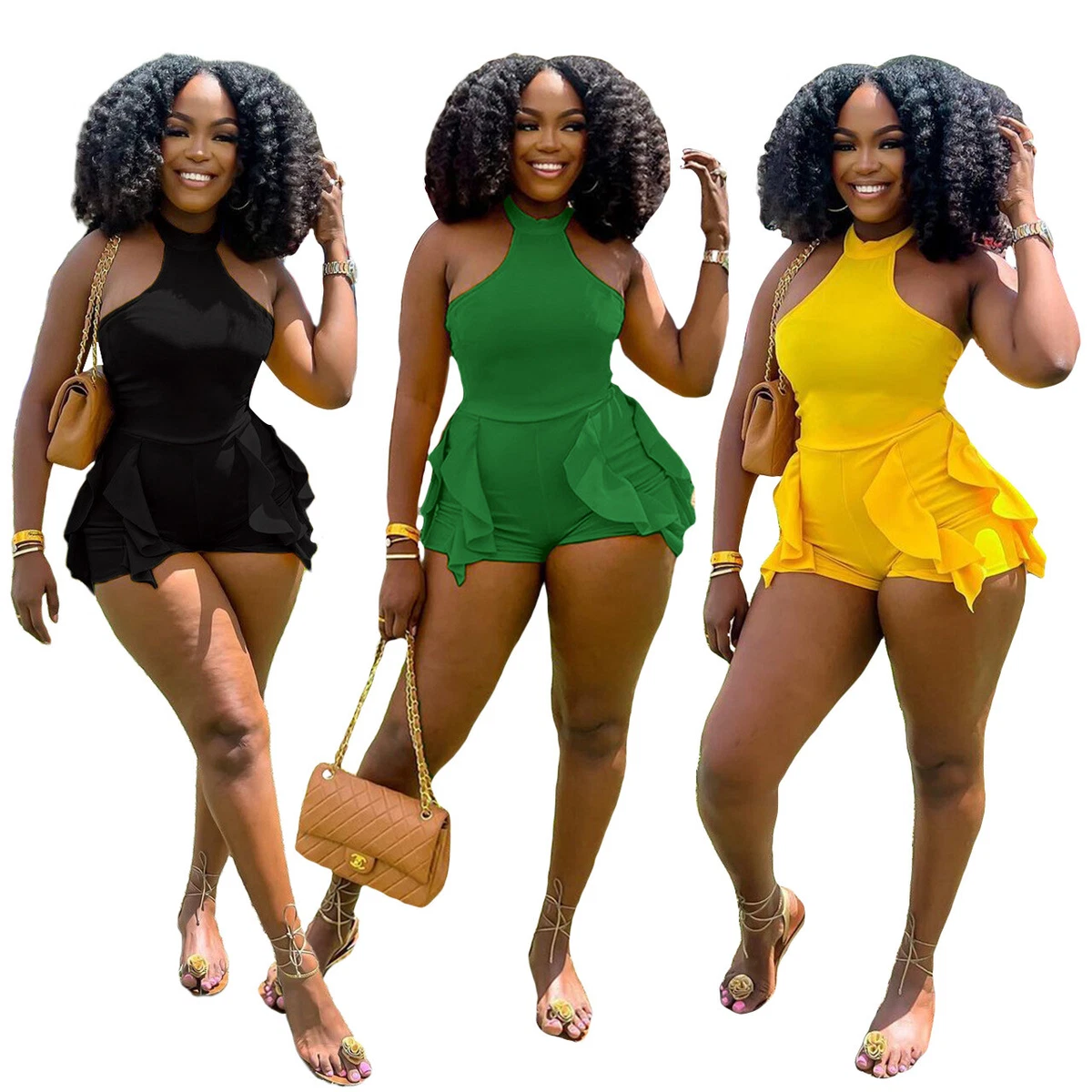 Bodycon top short romper