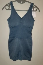 New Womens Seamless Short Bodysuit - JoyLab Blue Size XS