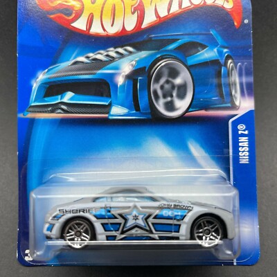 Hot Wheels Nissan Z Sheriff John Brown Car Gray Diecast 1/64
