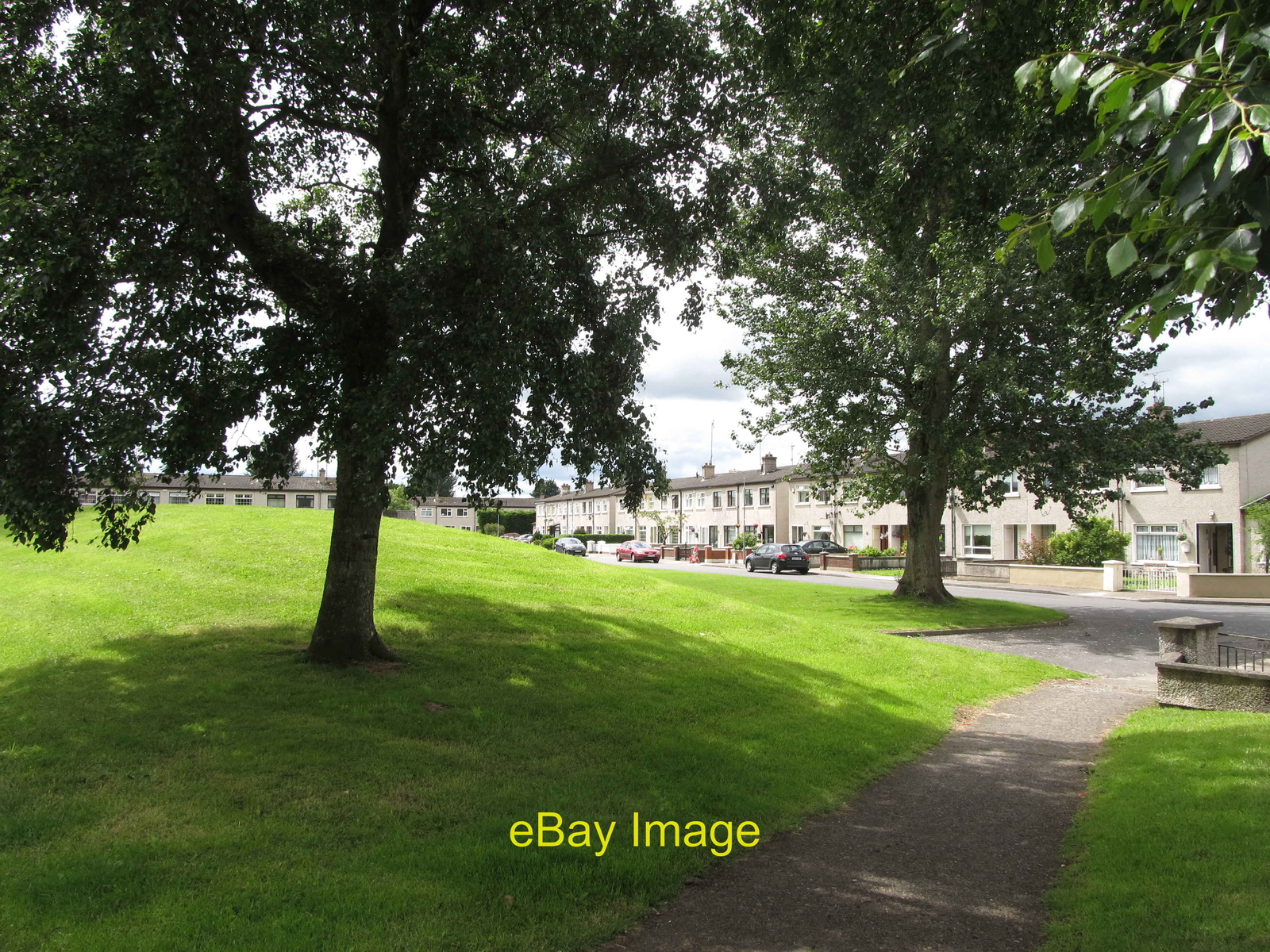 Photo 6x4 Terraced housing on Ashbrook Estate Dundalk The estate lies