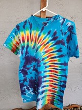 Vintage 80s BVD Homemade Tie Dye T-Shirt Single Stitch Made In The USA L Hippie