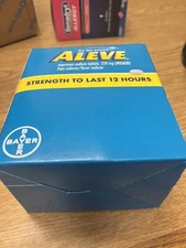 ALEVE Naproxen Sodium Tablets 220mg - 25 Count Of 1 Caplet Good Resale Or Home