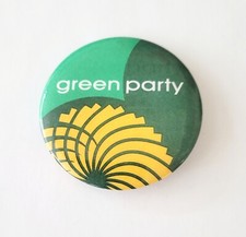 GREEN PARTY CANADA pin button - election political Elizabeth May Environmental