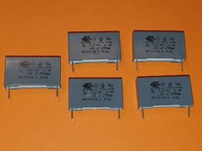 5x 0,22µF / 275VAC X2 MKP Folien Entstörkondensator Arcotronics R.46