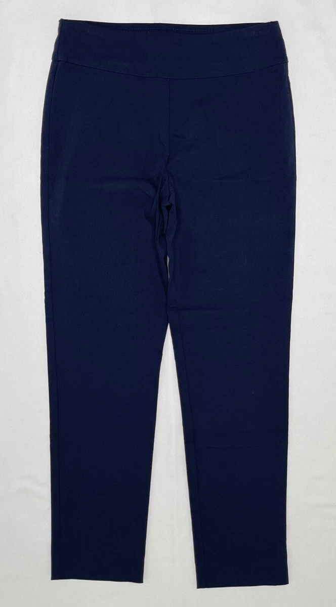 Krazy Larry Pull-On Shorts - Navy 4 Inch Inseam With Tummy Control Panel