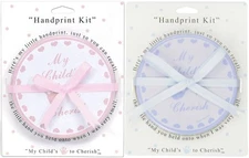 Child to Cherish Baby Handprint Tin Plaster Hand Print Kit -Pink or Blue- 159652