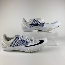 Nike Zoom Cleats 15 Mens Celar 5 Track Sprint Shoes spikes 629226-100 white NEW