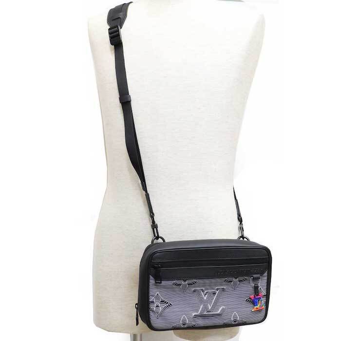 LOUIS VUITTON Crossbody Bag Expandable Messenger M55698 Shoulder 