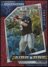 TONY ROMO 2021 Rookies & Stars AIRBORNE RED SCOPE PRIZM REFRACTOR Insert Card