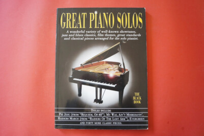 Great Piano Solos (Black Book) .Songbook Notenbuch .Piano