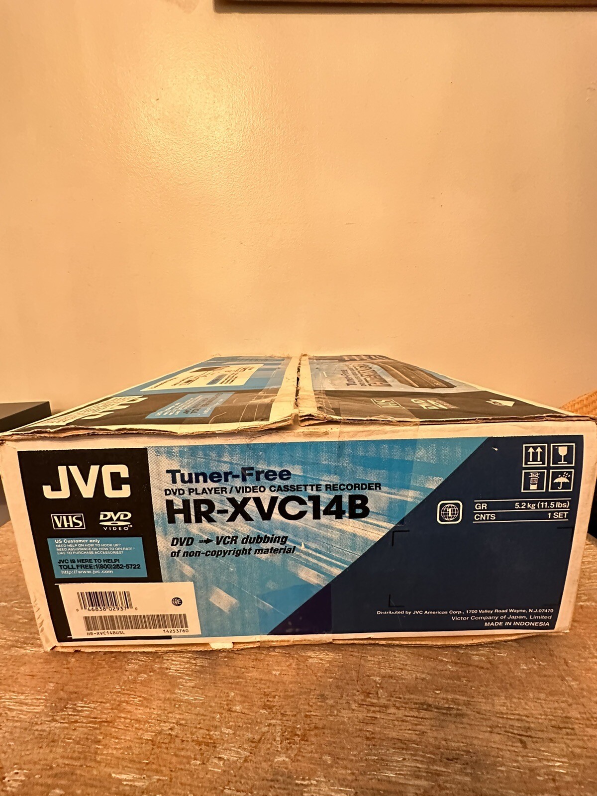 JVC VCR DVD Player Recorder Combo Unit Tested HRXVC14BUS W/