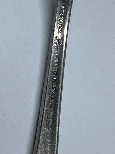 Durgin Chrysanthemum Pattern Sterling Silver Tomato Server, Solid Piece 1893 10” - Picture 8 of 9
