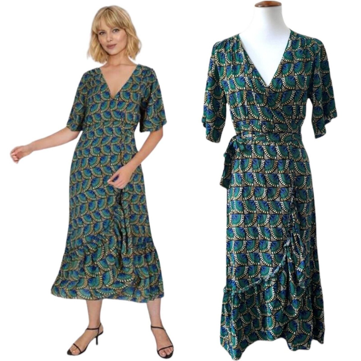 salt and silk dress Linen Silk Blend Cut Out Dress