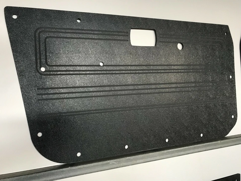 Tarjetas de puerta impermeables ABS negras para Mazda 323 5 puertas escotilla 77-80 vagón 78-86 x4 Foto 4 de 4