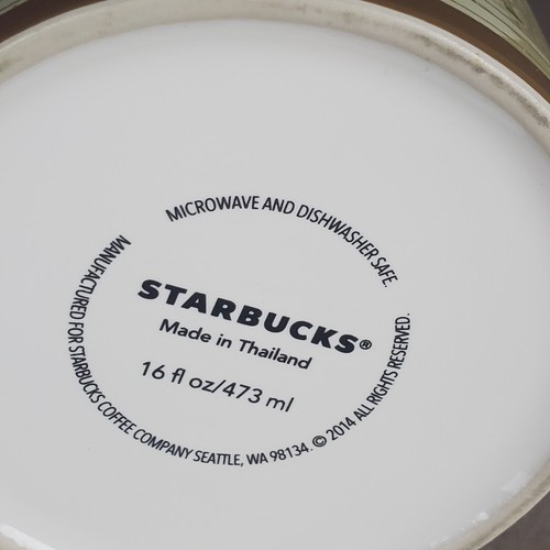 Starbucks Rhodes Greece 2014 Brown Mug Cup 16 oz Foreign - Picture 5 of 5