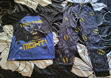 Lego Batman I am the Night Black/Blue Youth Boy PJ T-Shirt Pajama Pant Set 10/12