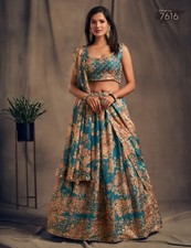 Pakistani Choli Lehenga Lengha Wear Wedding Indian Party Bollywood Designer