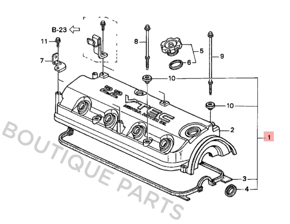 Genuine OEM for Honda Valve Cover Gasket Set Kit 12030-P0A-000 Odyssey Accord CL - Image 4 of 4