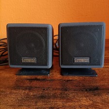 2 Cambridge SoundWorks Digital Speakers including Wire And Stand
