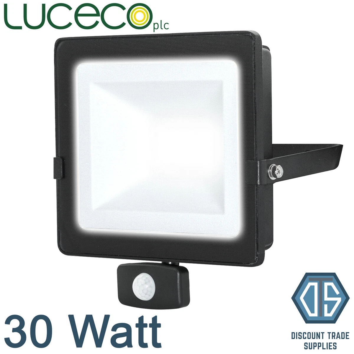 Luceco 30w led on sale floodlight with pir