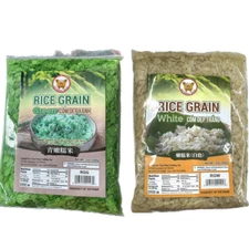 Sweet Rice Flakes Grain Naturally Sweet, Dried Glutinous Rice, Brand Varies 7oz