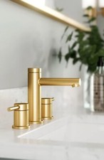 Moen Align Two-Handle High Arc Bathroom Faucet - Brushed Gold