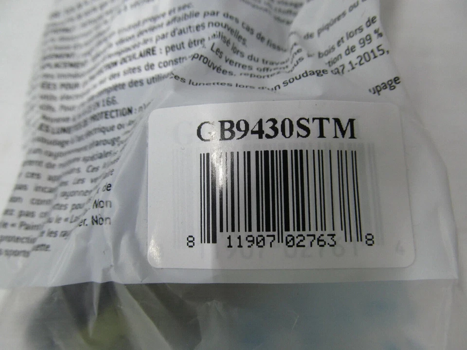 12 gafas/gafas de seguridad isótopas Pyramex GB9430STM marco negro ámbar antiniebla  Foto 3 de 4