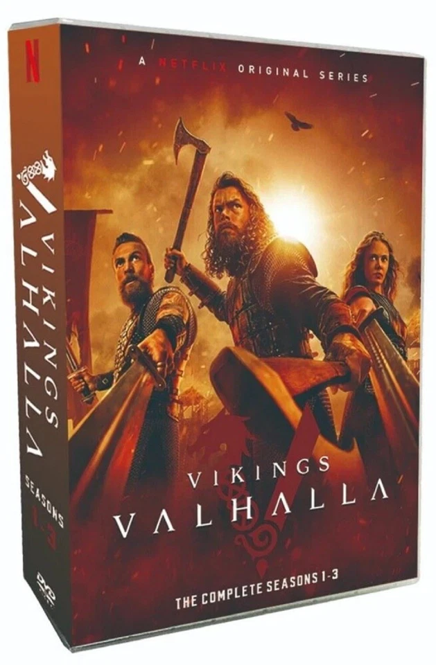 Vikings: Valhalla – The Complete Series, Seasons 1–3 on DVD (9 Discs)