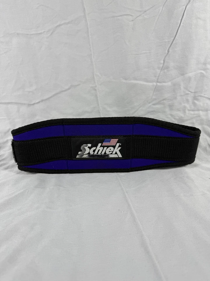 Cinturón de Levantamiento de Pesas Schiek Power Pequeño EE. UU. Soporte Lumbar Gimnasio Entrenamiento Fitness Foto 4 de 4