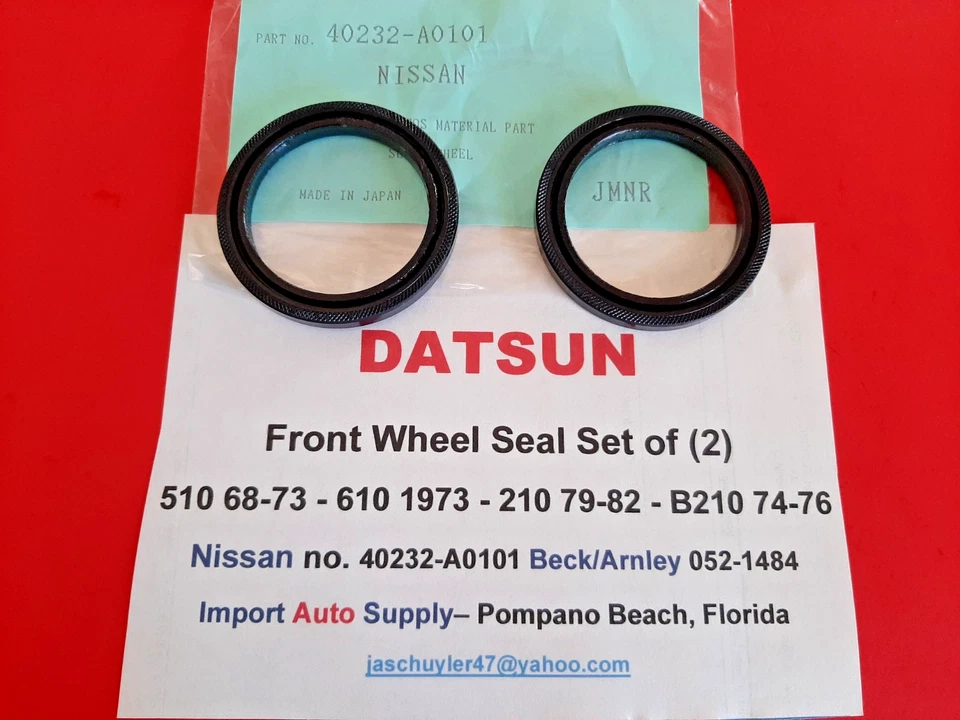 Juego de juntas de rueda delantera para Datsun 510 68-73 - 610 1973 - B210 74-75 -210 79-82 Foto 2 de 3