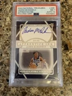 2020 National Treasures Jaden McDaniels Apprentice Ink Auto /99 PSA 7 Auto 10