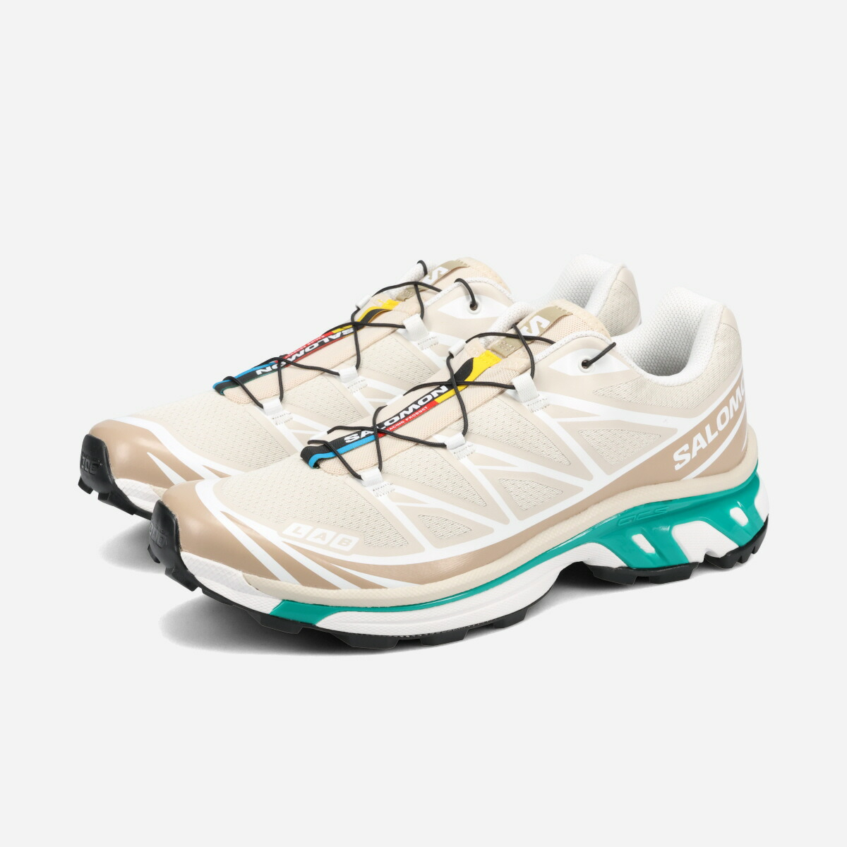 Salomon Xt-6 Rainy Day Chinchilla Dynasty Green White