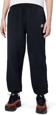 Nike Unisex Big Kids' Sportswear Club Fleece Loose Pants - Boys and Girls - Blac