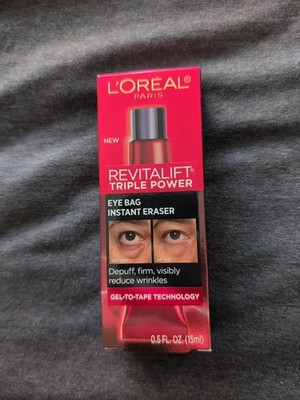 L'Oreal Revitalift Triple Power Eye Bag Instant Eraser Full Sz New Original Box 