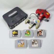 N64 Console Bundle Zelda Ocarina of Time, GoldenEye, Mario 64, Star Wars, NBA
