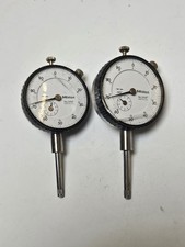 2 Mitutoyo Dial Indicators .001", MPN No. 2416F Cracked Faces